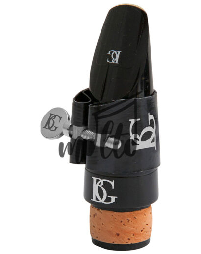 170-LFB-FLEX-LIGATURE-IN-USE-Bb-CLAR-(2) ABRAZADERA MARCA BG CLARINETE SOPRANO (B♭) FLEX