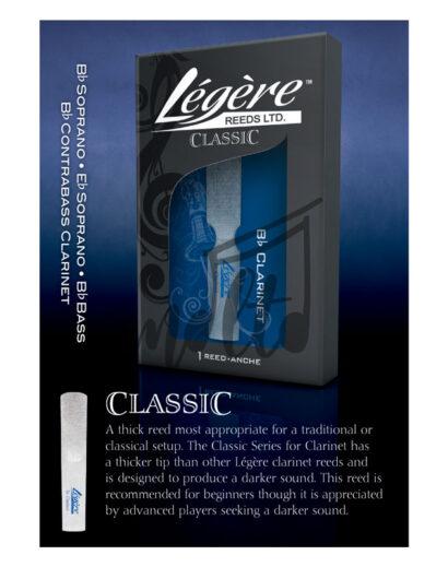 685-Legere-Reeds-Clarinet-Classic-Series CAÑA LÉGÈRE CLARINETE SOPRANO (B♭) #2½
