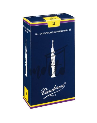 CAÑA MARCA VANDOREN TRADICIONAL AZUL SAXOFON SOPRANO